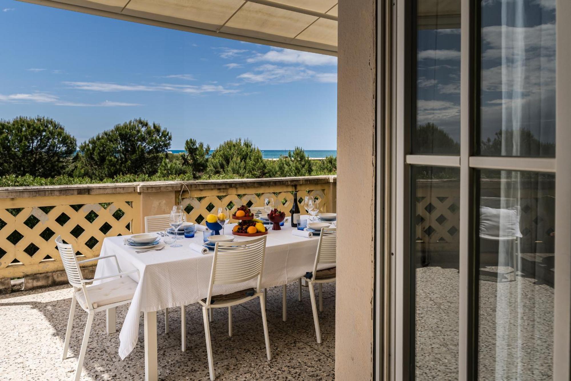 Вилла Amazing Sea View Flat Тиррения Экстерьер фото