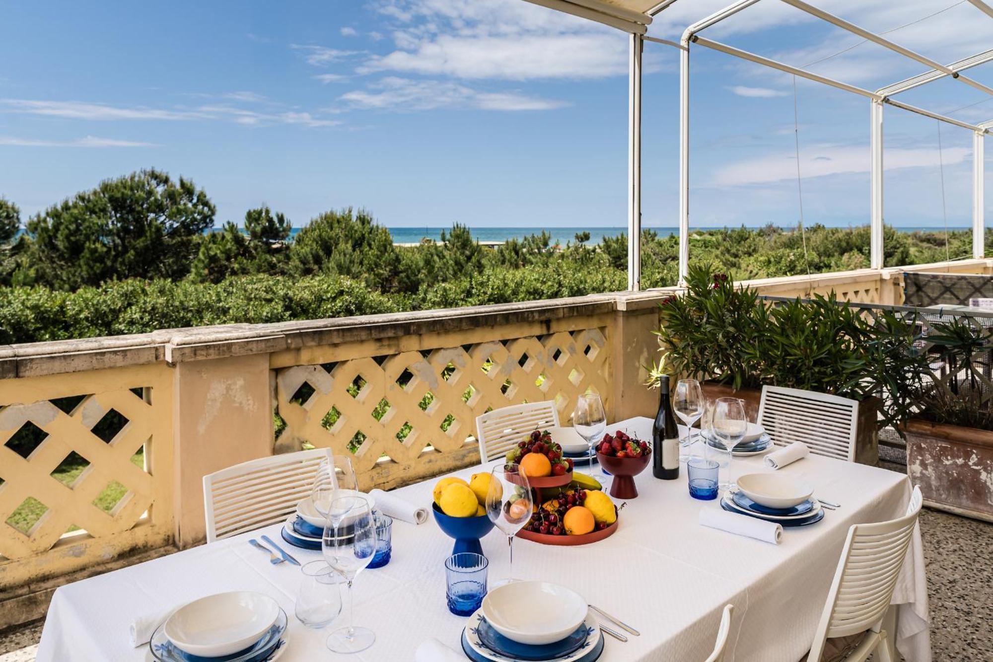 Вилла Amazing Sea View Flat Тиррения Экстерьер фото