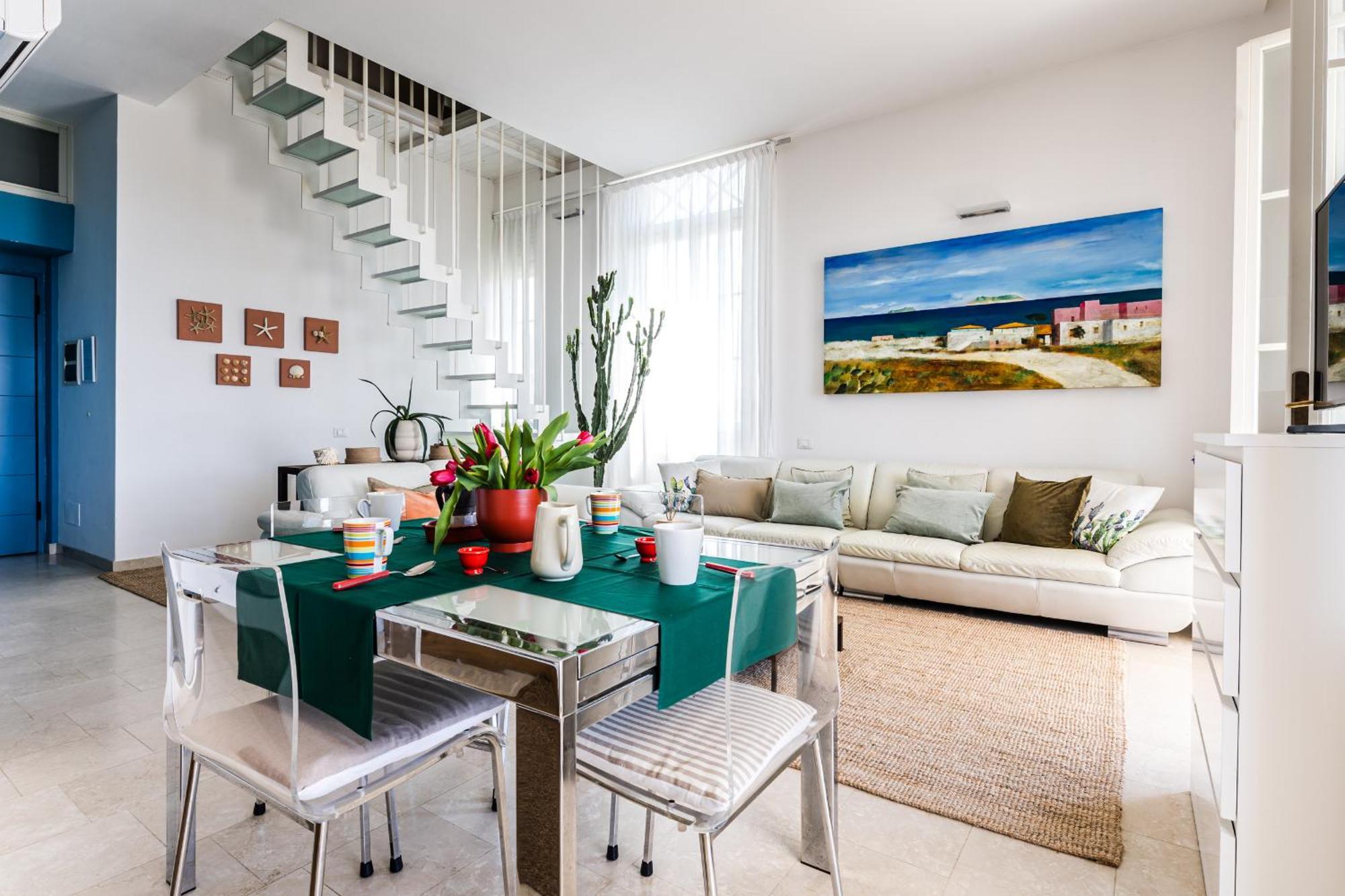 Вилла Amazing Sea View Flat Тиррения Экстерьер фото