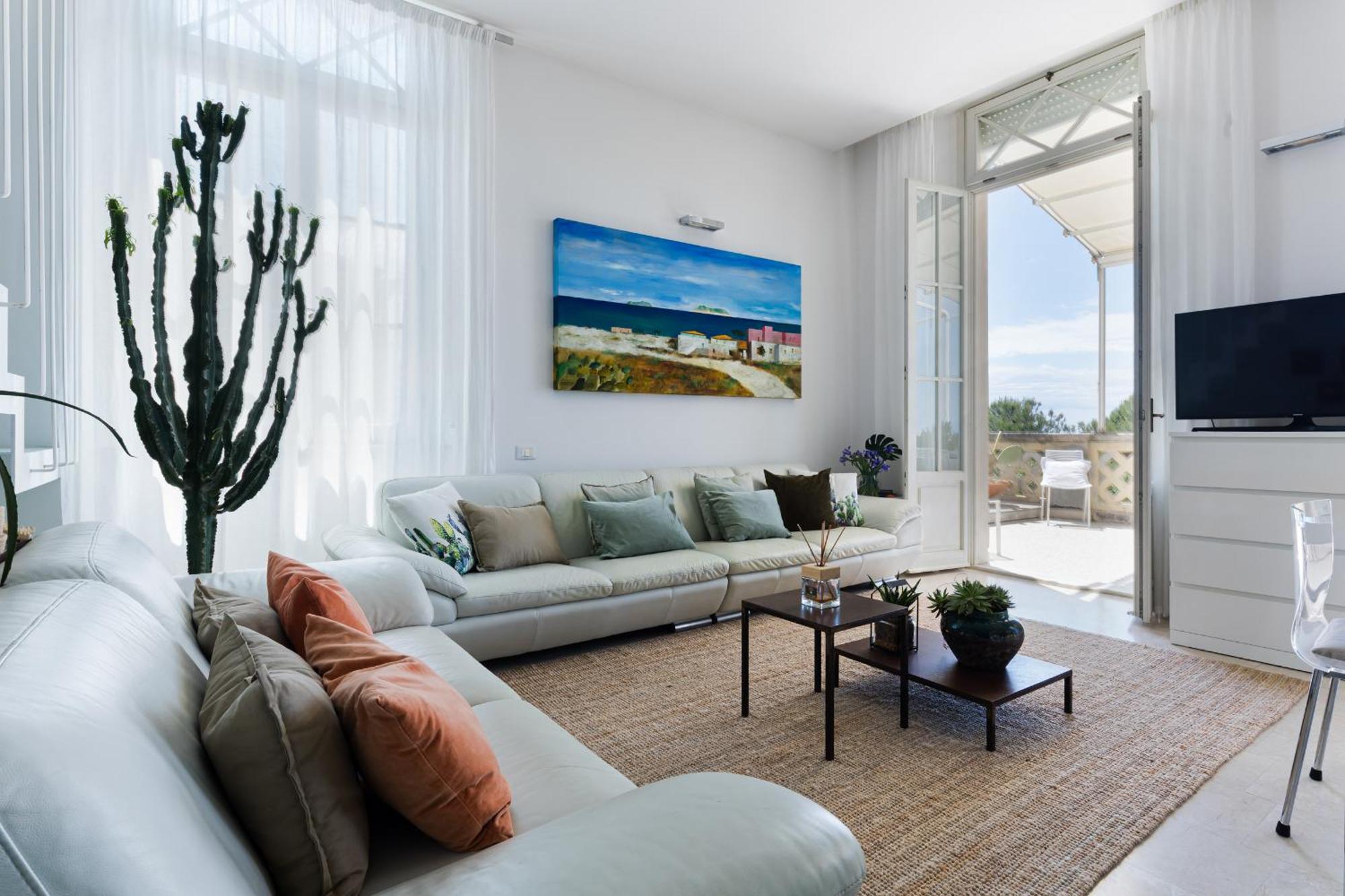 Вилла Amazing Sea View Flat Тиррения Экстерьер фото