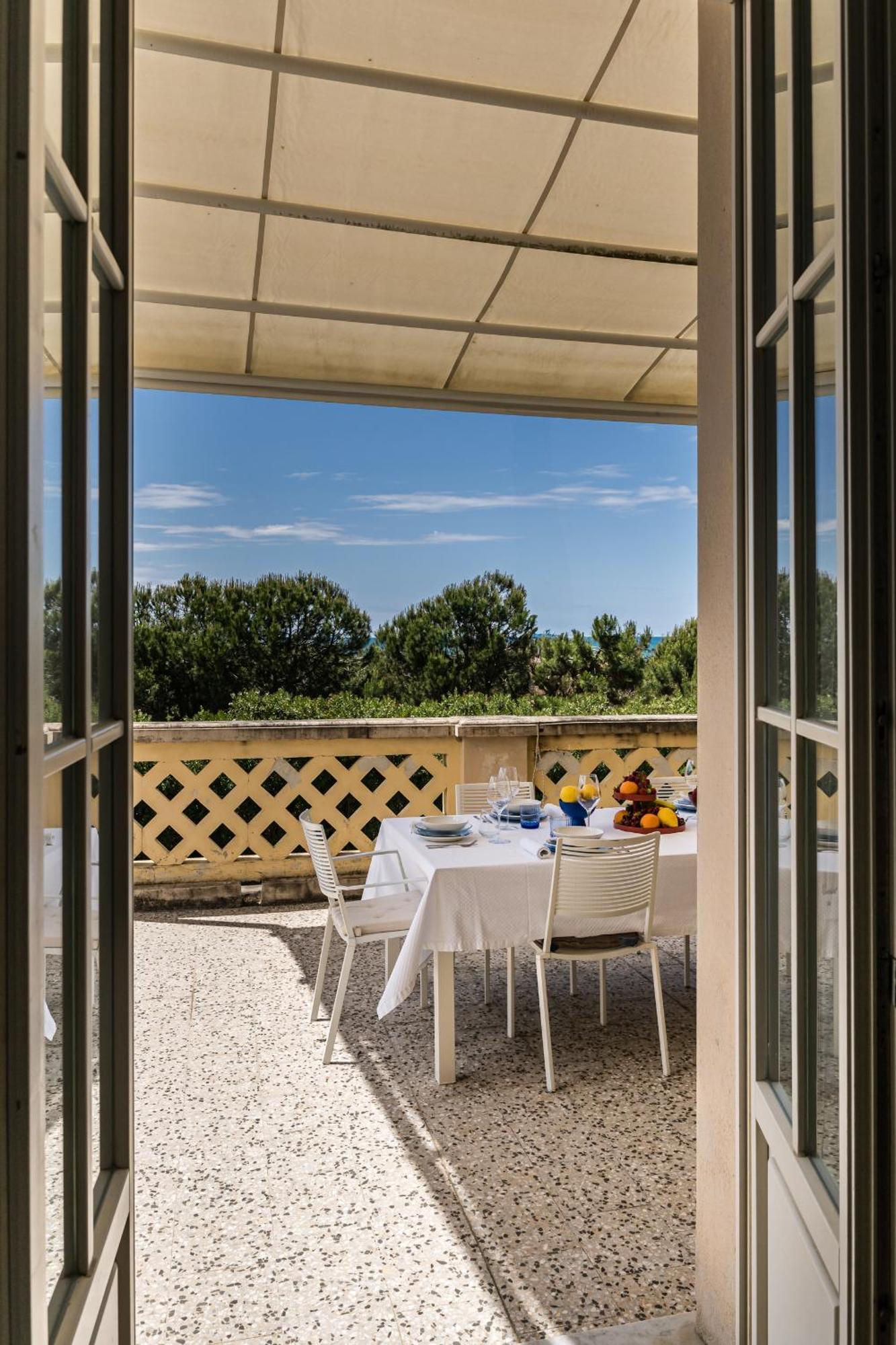 Вилла Amazing Sea View Flat Тиррения Экстерьер фото