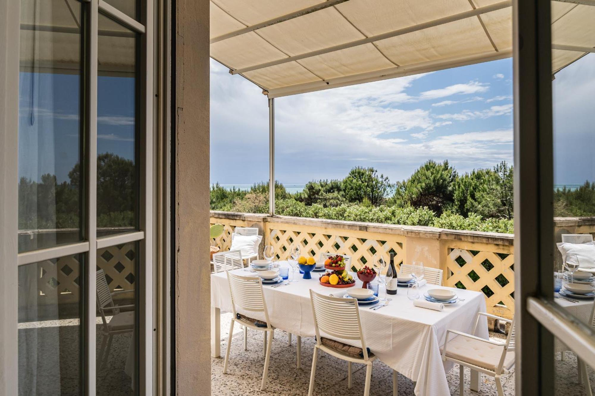 Вилла Amazing Sea View Flat Тиррения Экстерьер фото