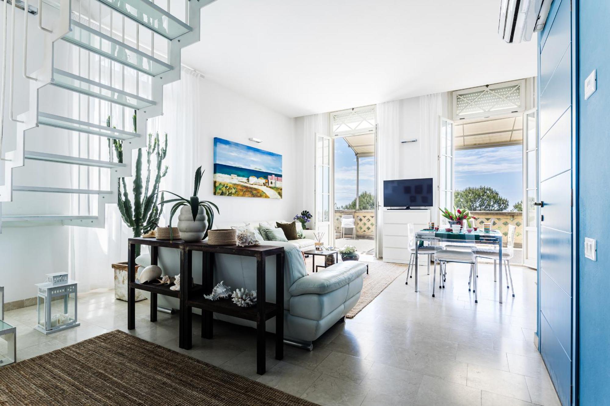 Вилла Amazing Sea View Flat Тиррения Экстерьер фото